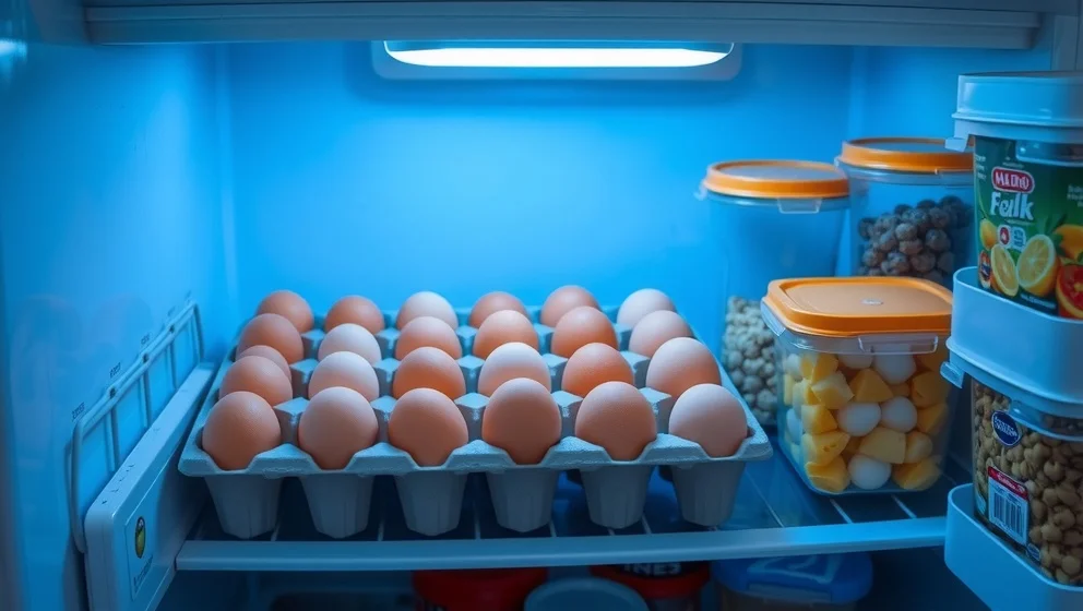 Hur länge håller sig ägg i kylen