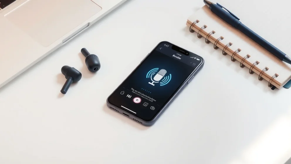 Hur spelar man in ljud på iPhone
