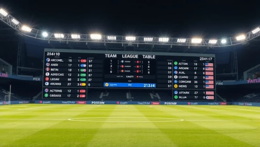 Poängställning i La Liga just nu